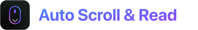 Safari extension - Auto Scroll and Read for Safari logo