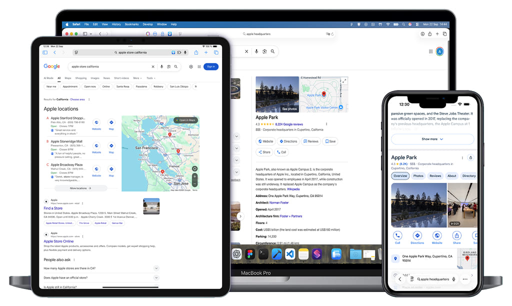 Maps Switcher for Safari - Safari Extension