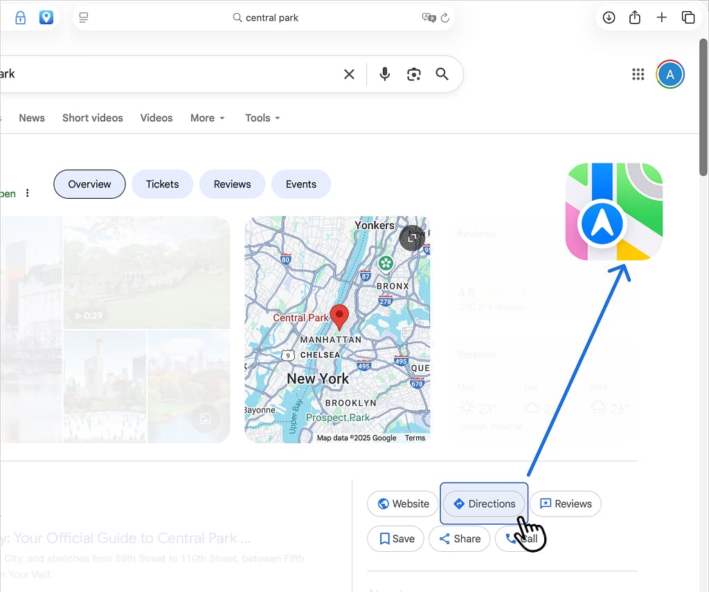 Maps Switcher for Safari - Safari Extension