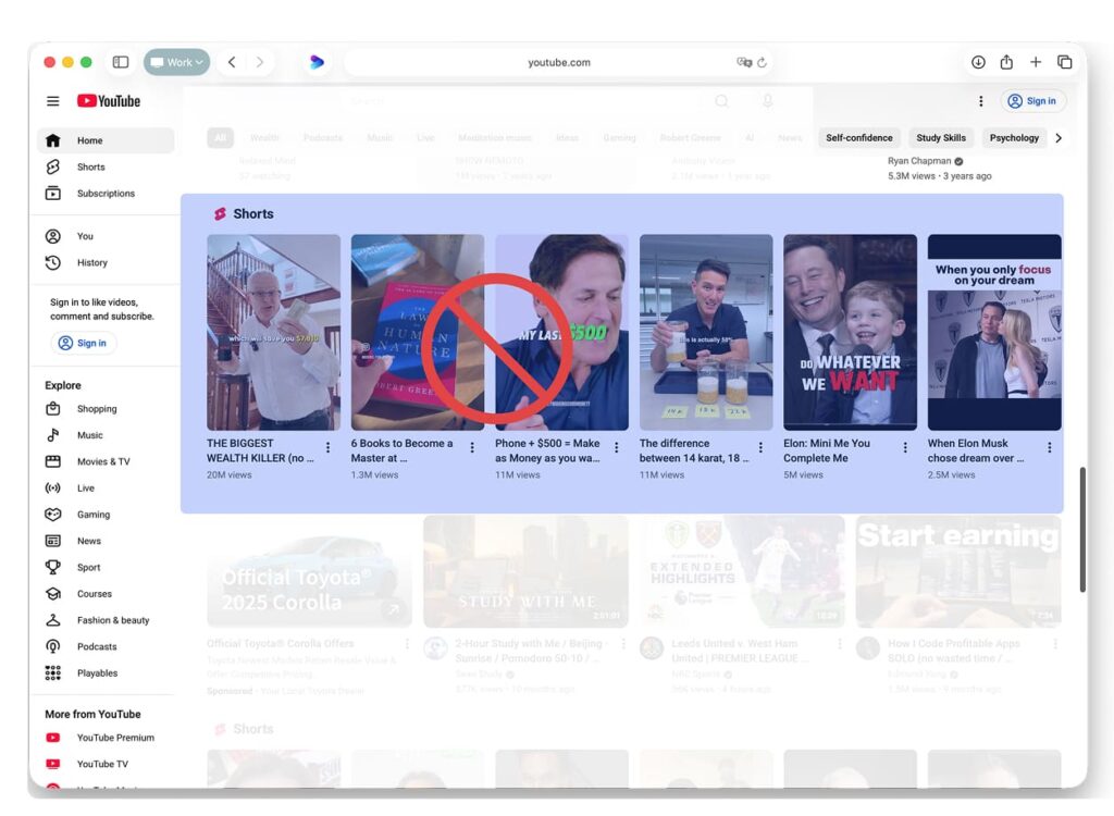 Clean youtube for Safari - Safari Extension - 2