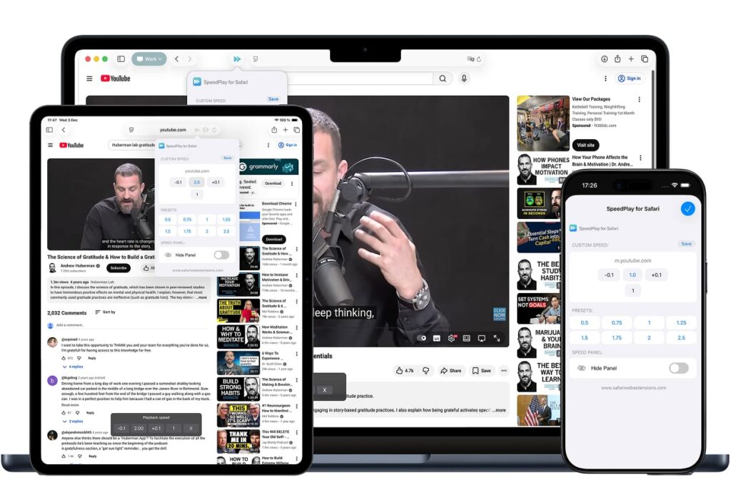 Speed Play for Safari - Safari Extension 4